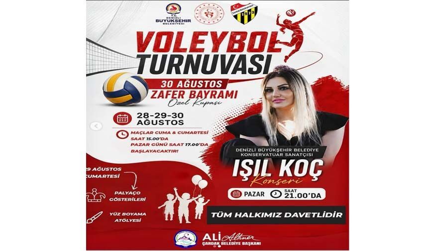 3.Geleneksel Çardak Voleybol Kupası Başlıyor