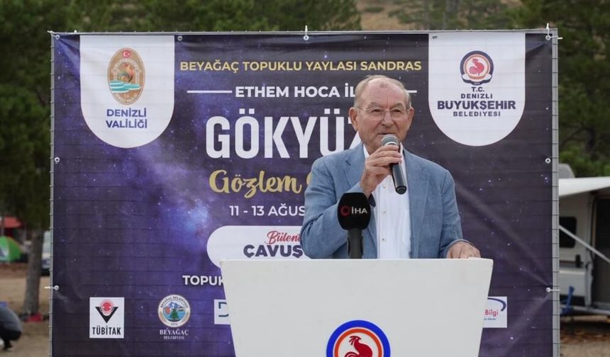 Ethem Hoca İle Topuklu Yaylası Gökyüzü Gözlem Şenliği Düzenlenen Törenle Başladı