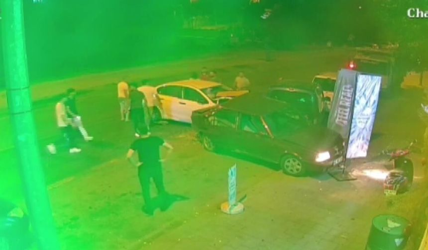 Denizli'de Alkollü Sürücü Aniden Gaza Bastı, Ortalık Savaş Alanına Döndü