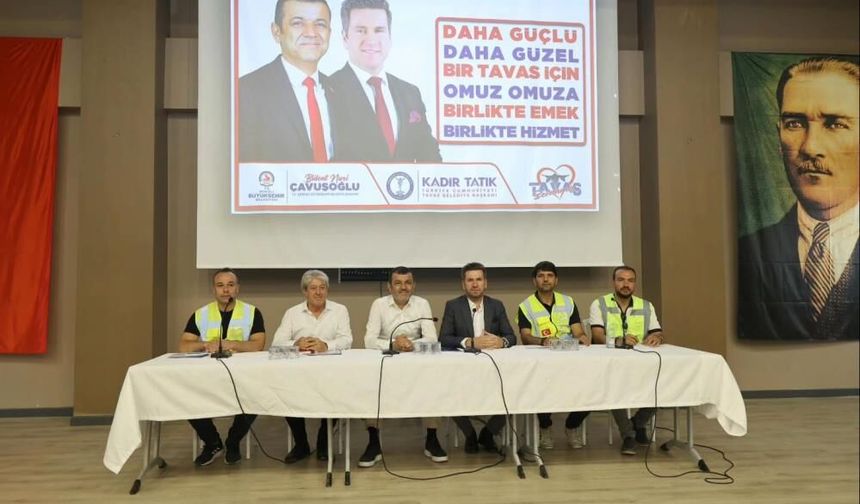 Başkanlar ve Muhtarlar Tavas’ın Sorunlarını Masaya Yatırdı