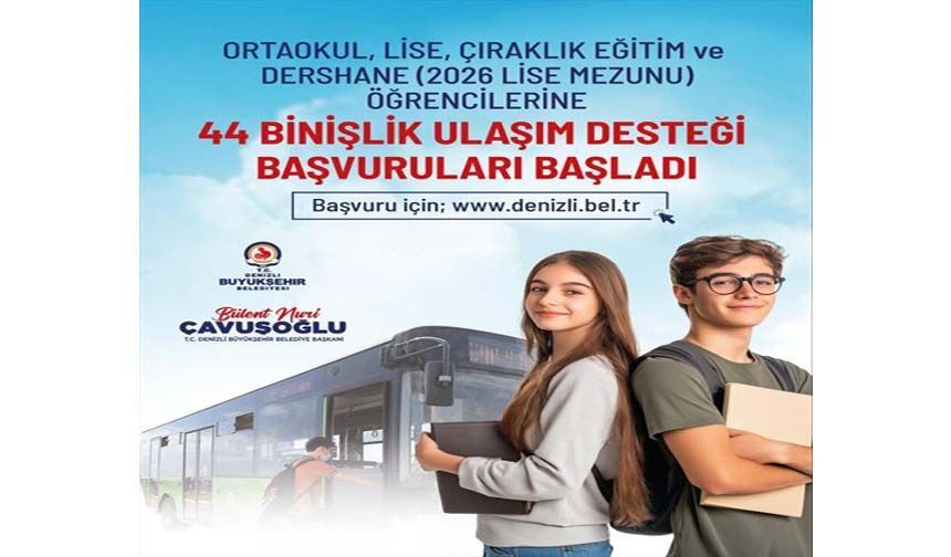 Büyükşehir’in Ulaşım Desteği Müracaatları Başladı