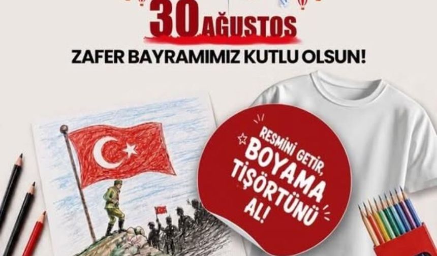 Merkezefendi’de Çocuklar Zafer Bayramı’nı Resimlerle Kutlayacak
