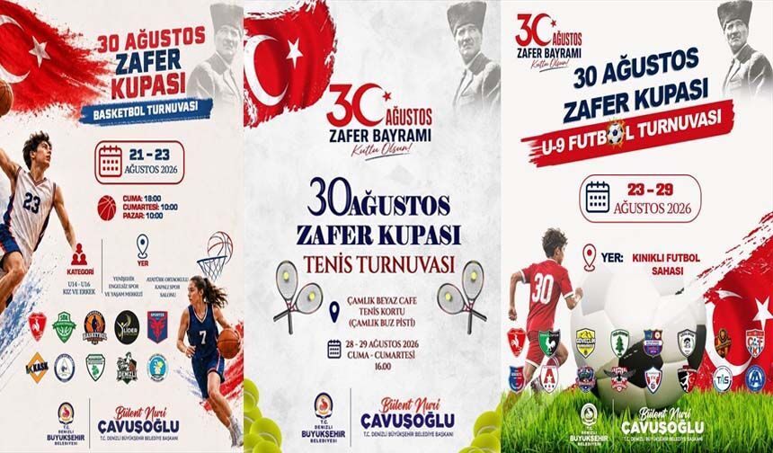 Denizli Büyükşehir’den Zafer Bayramı’na Özel Spor Şöleni