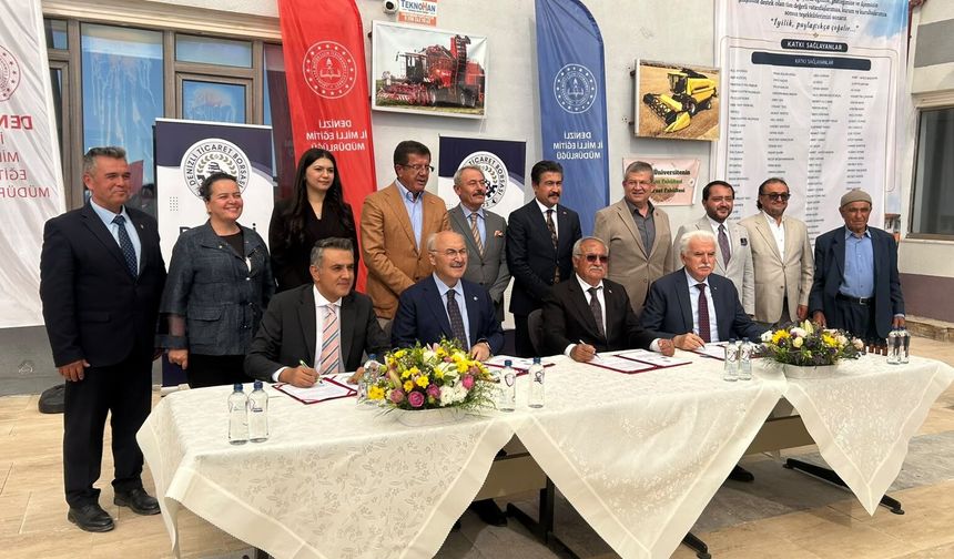 Baklan'da Tarım Eğitimi İçin Önemli Adım! Protokol İmzalandı