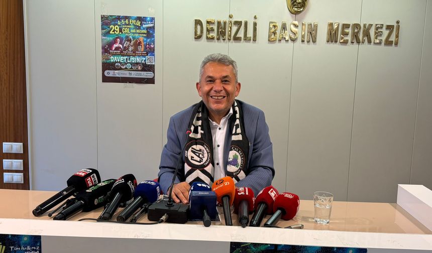 Başkan Ahmet Hakan’dan Çal Festivali'ne Davet