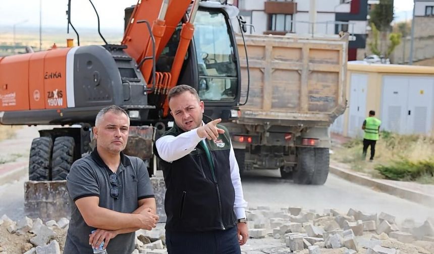 Çivril TOKİ’ye Konforlu Ulaşım İçin İlk Adım