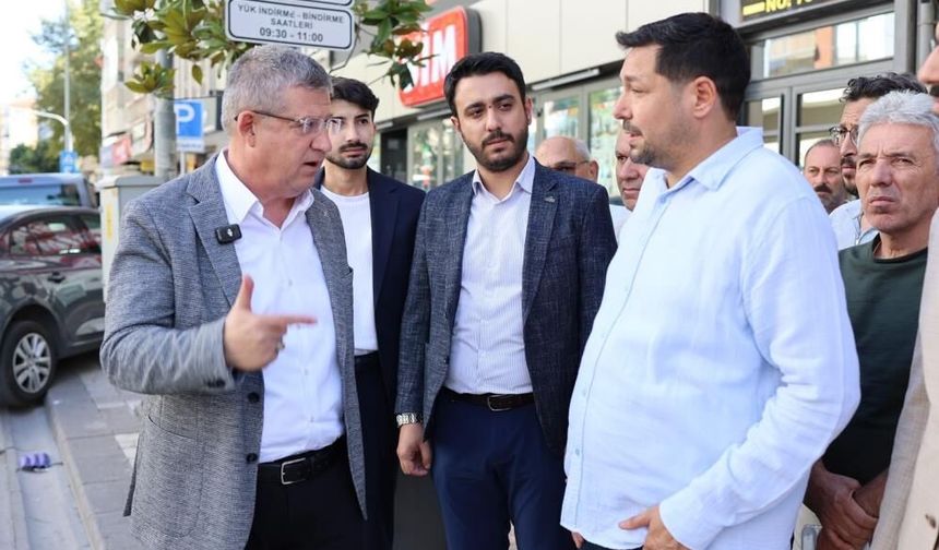AK Parti İl Başkanı Subaşıoğlu İstiklal Caddesi’nde Esnafları Dinledi