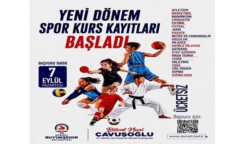 Denizli Büyükşehir’den 7’den 70’e Ücretsiz Spor İmkanı