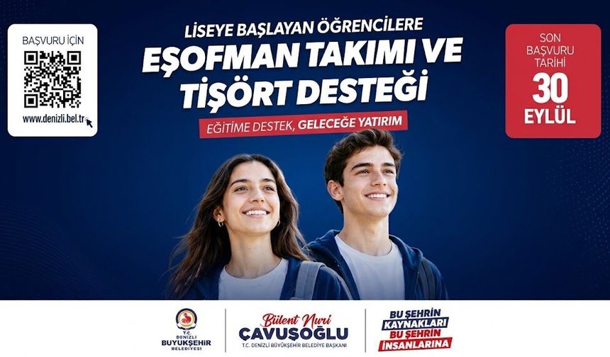 Denizli Büyükşehir’den Lise Yolculuğuna Destek