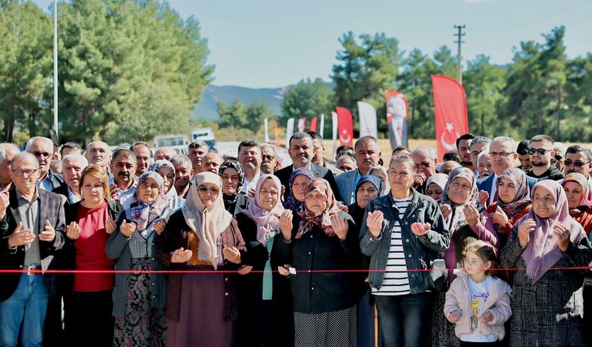 Gülbağlık Yolu Ulaşıma Açıldı, Çamlarca'da Gönüller Birleşti