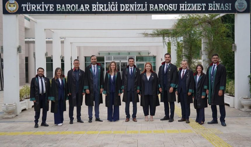Okkaya'dan Denizli Barosu'nda “Birlikte Yürüyeceğiz” Mesajı