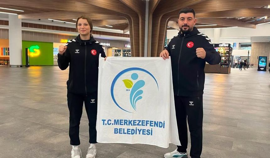 Merkezefendi’nin Milli Boksörü Nefise Kaymakçı Avrupa Ringinde