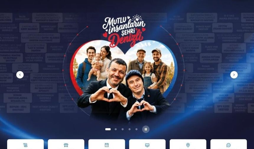 Denizli Büyükşehirin Dijital Yüzü Yenilendi