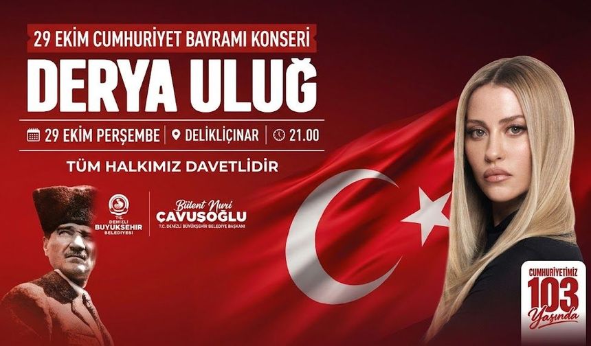 Denizli Büyükşehir İle Cumhuriyet'in 103. Yılı Coşkuyla Kutlanacak