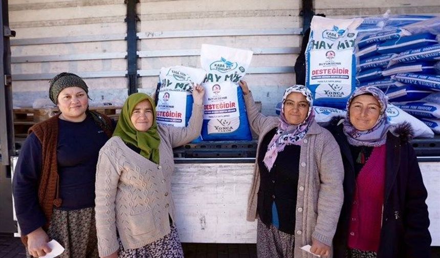 19 İlçede 2.065 Üreticiye  170 Ton Tohum Desteği