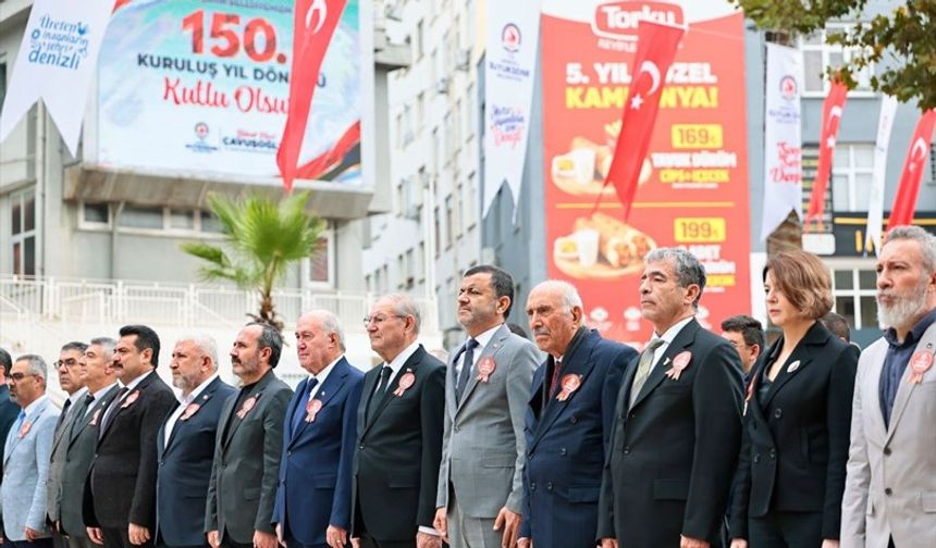 Denizli Belediye Teşkilatı'nın 150. Yılı Törenle Kutlandı