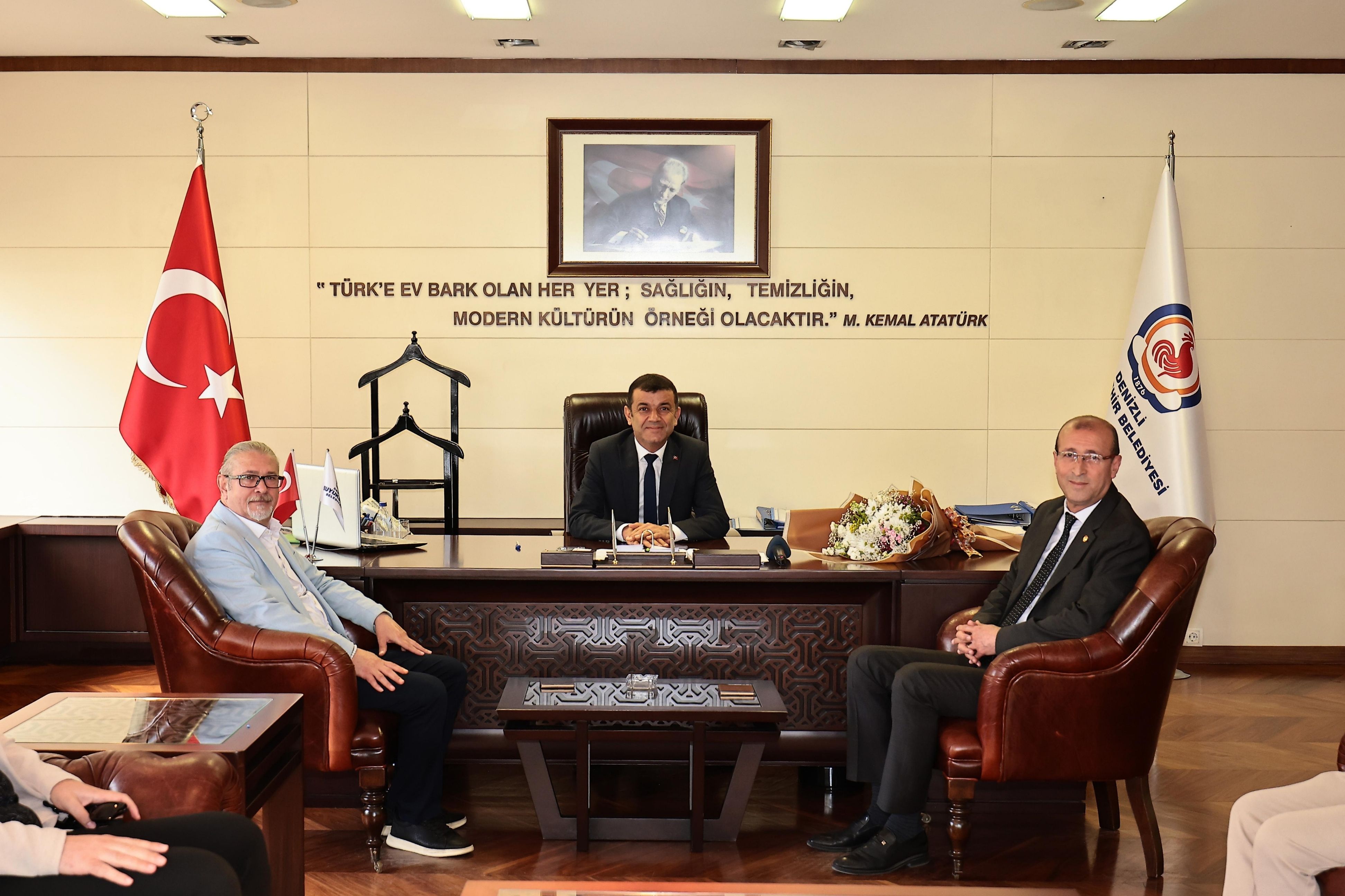 Gazetecilerden Başkan Çavuşoğlu’na Ziyaret (1)