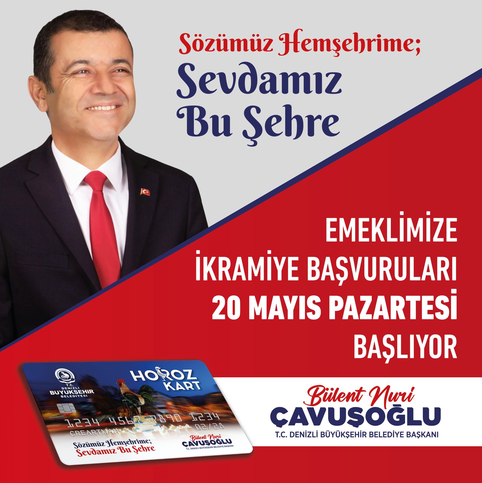 Başkan Çavuşoğlu’ndan Emekli̇lere Müjde (1)