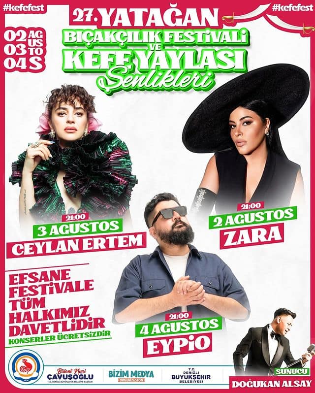 Kefefest 2 4 Ağustos’ta Yapilacak