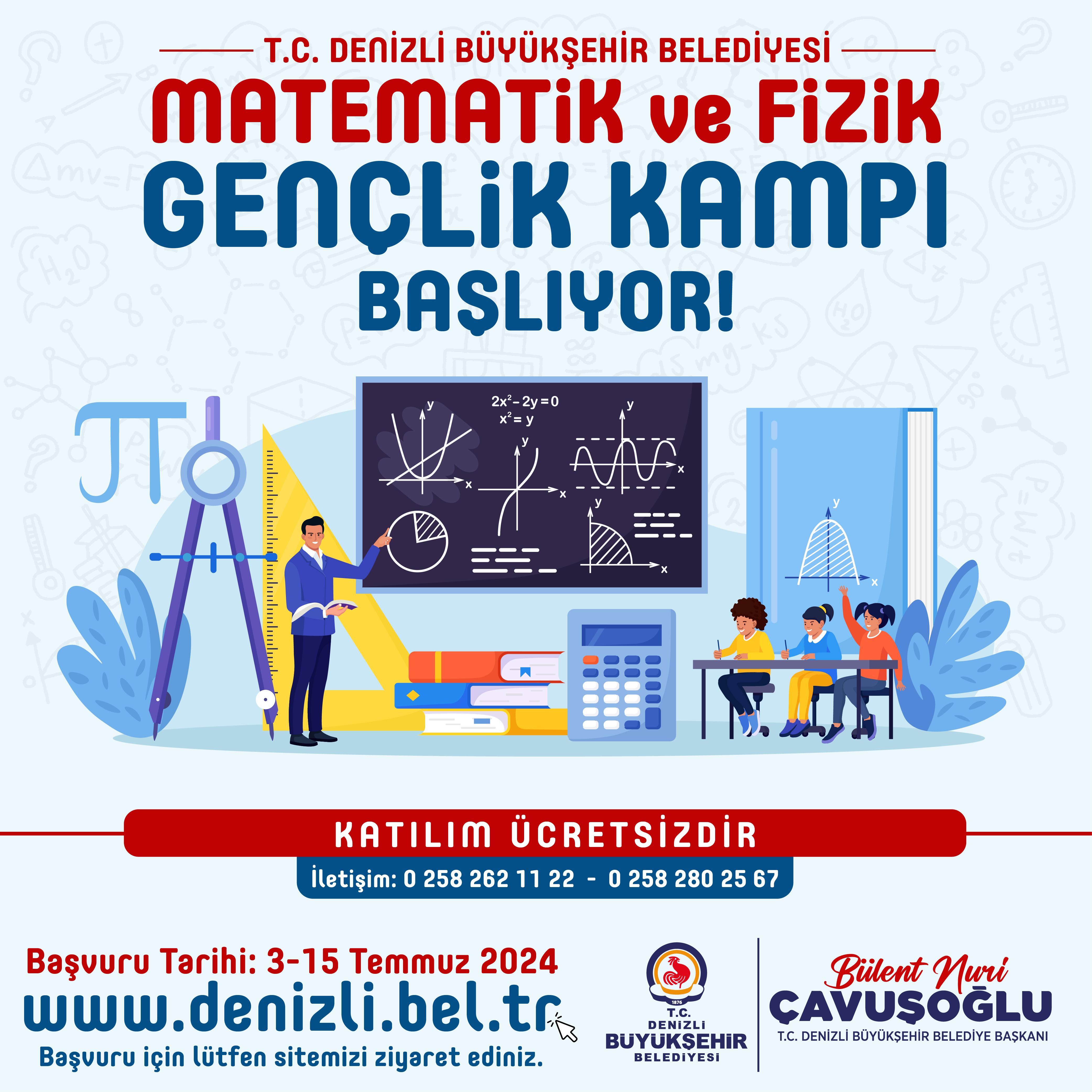 Matemati̇k Ve Fi̇zi̇k Gençli̇k Kampi Başliyor