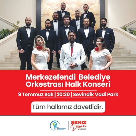 Merkezefendi̇li̇ler Halk Konseri̇yle Coşacak-1