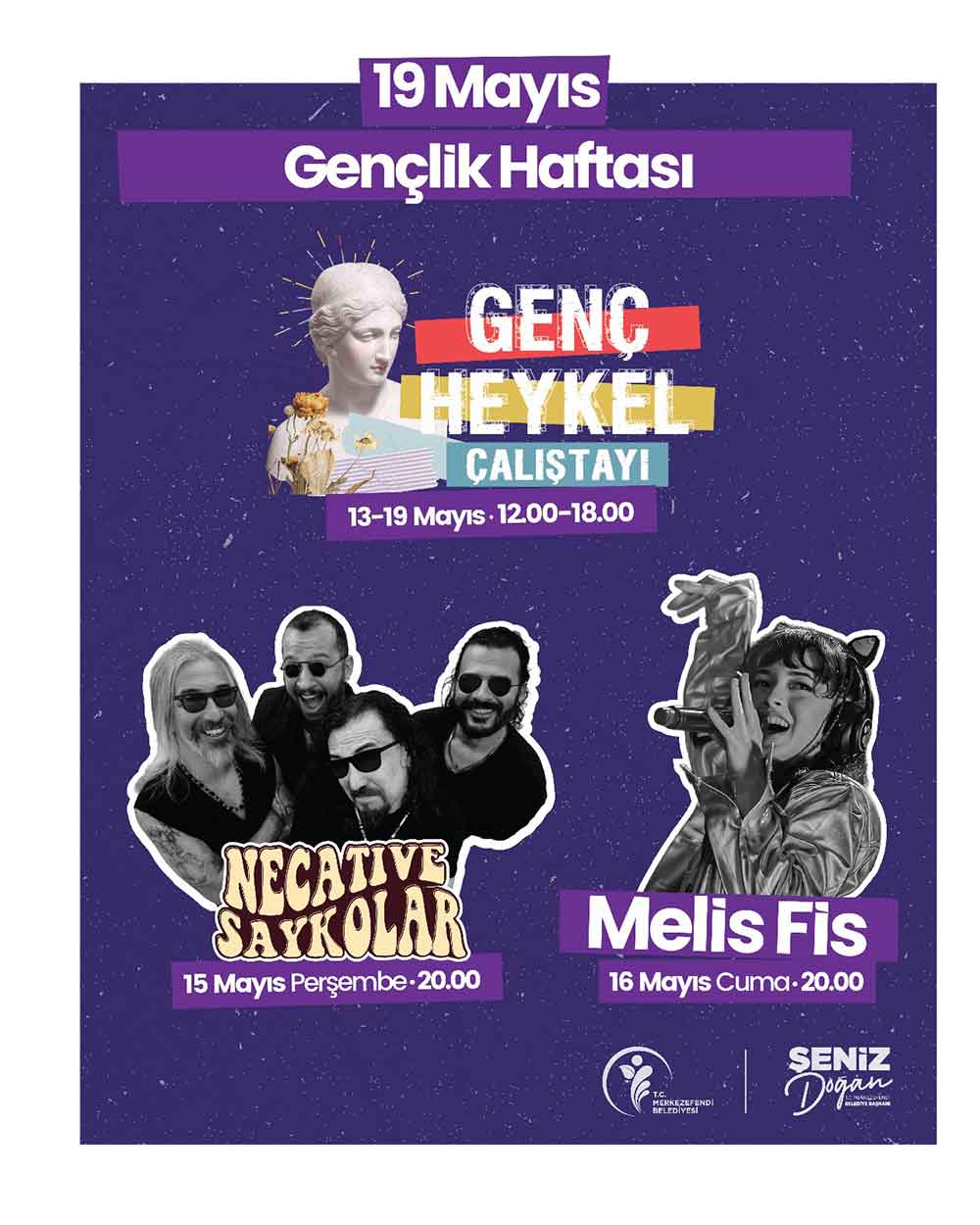 Merkezefendide 19 Mayis Genclik Haftasi Coskusu Yasanacak