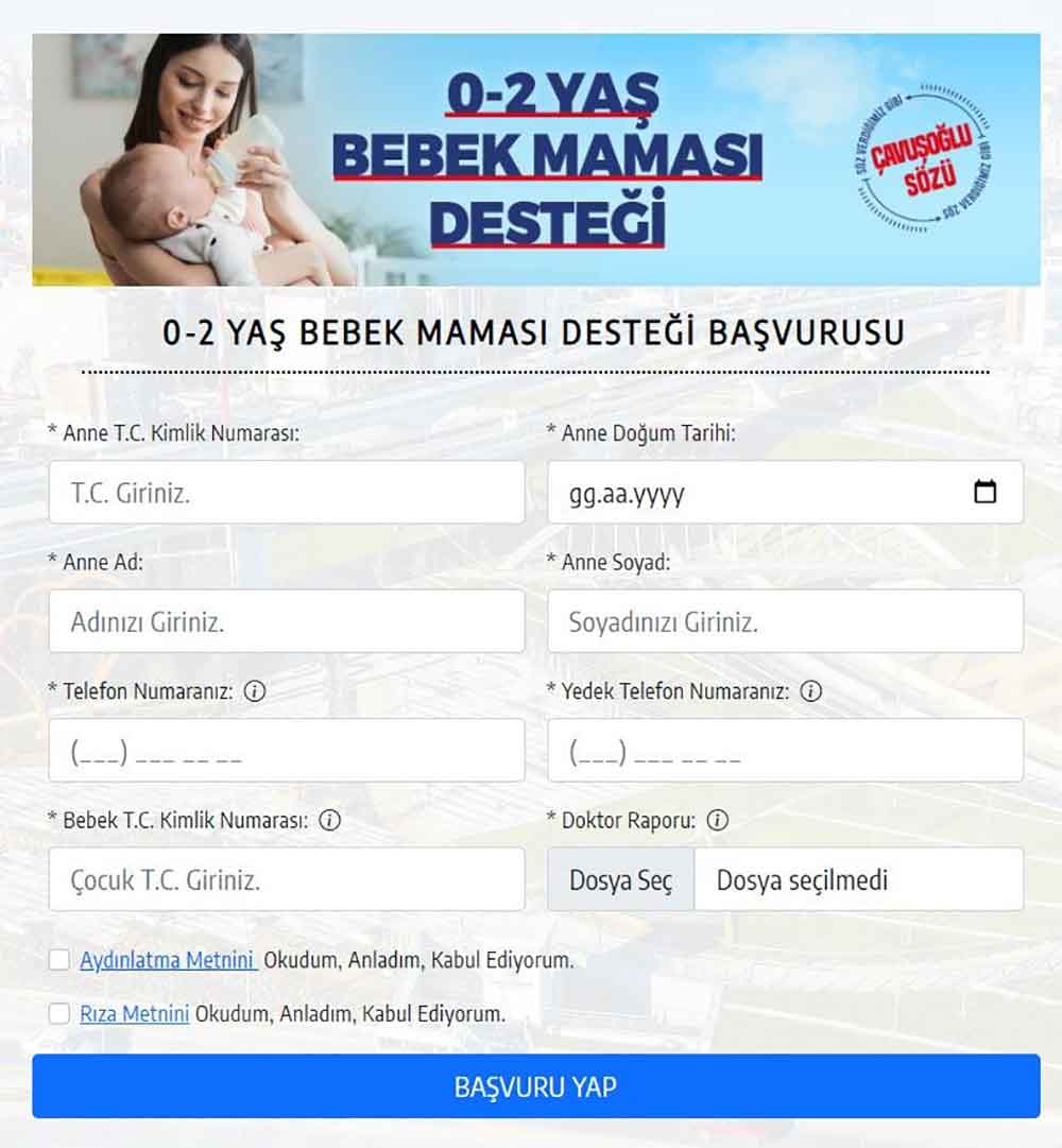 Denizli Buyuksehirden Bebeklere Mama Destegi 1