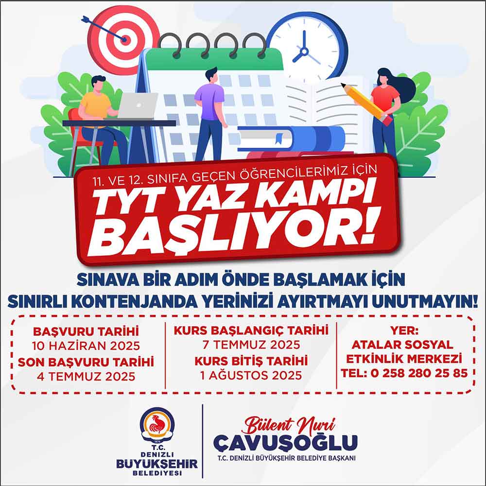 Denizli Buyuksehirden Tyt Yaz Kampi 1