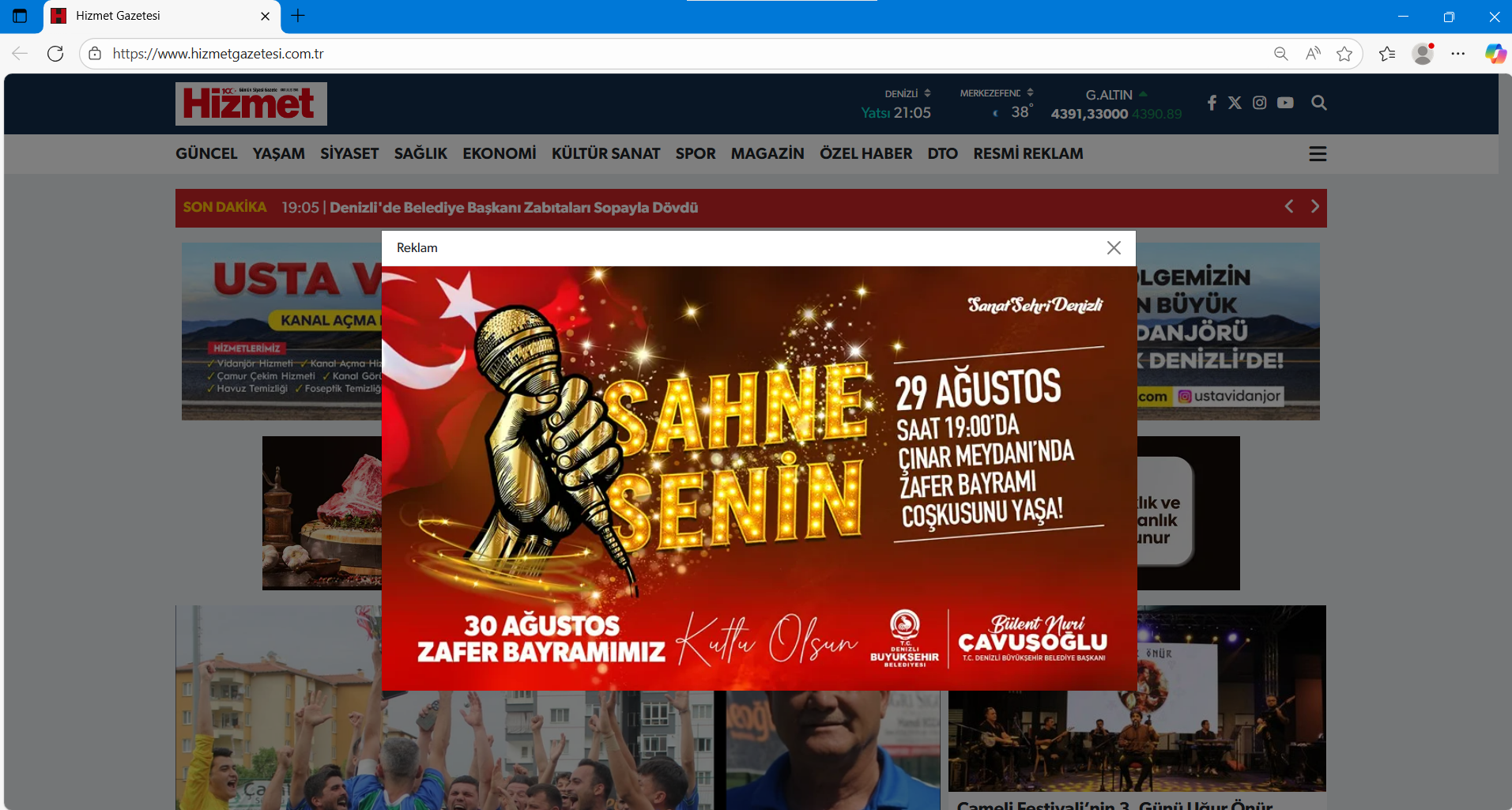 Sahne Senin Ekran Görüntüsü