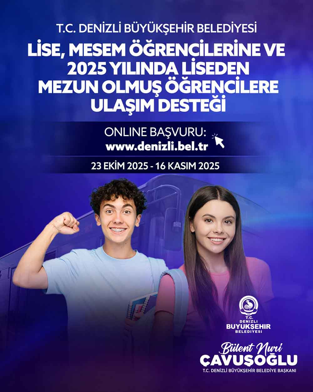 Denizli Buyuksehirden Genclere Ve Ciraklara Ulasim Destegi 2