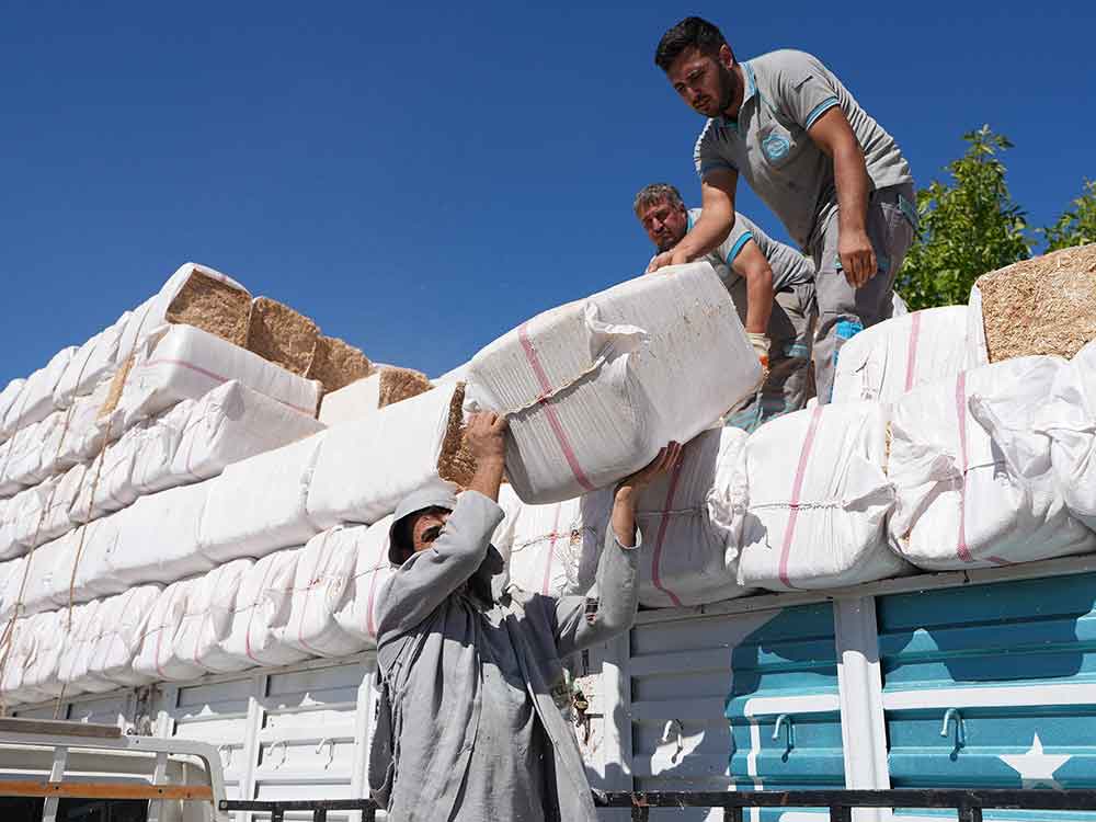 Denizli Buyuksehirden Yanginzedelere Yem Ve Saman Destegi