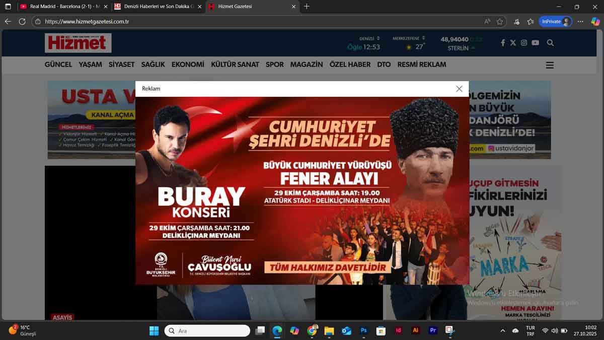 Hizmet Dbb 27 Ekim Buray