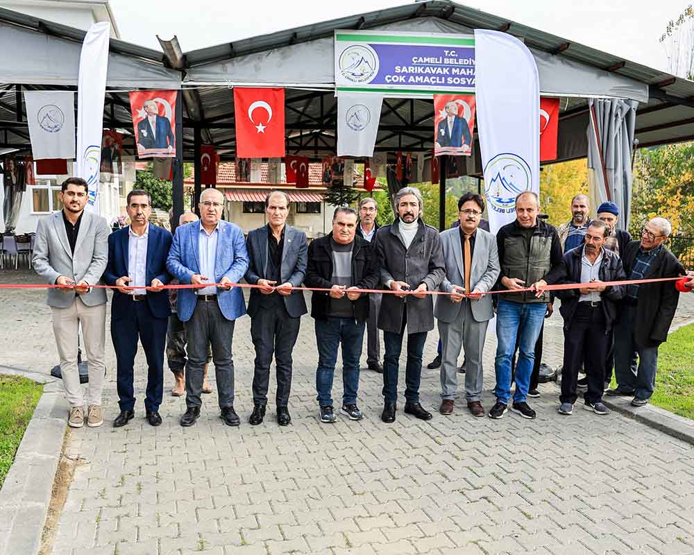 Cameli Belediyesi Sarikavak Mahallesine Sosyal Tesis Ve Muhtarlik Binasi Kazandirdi