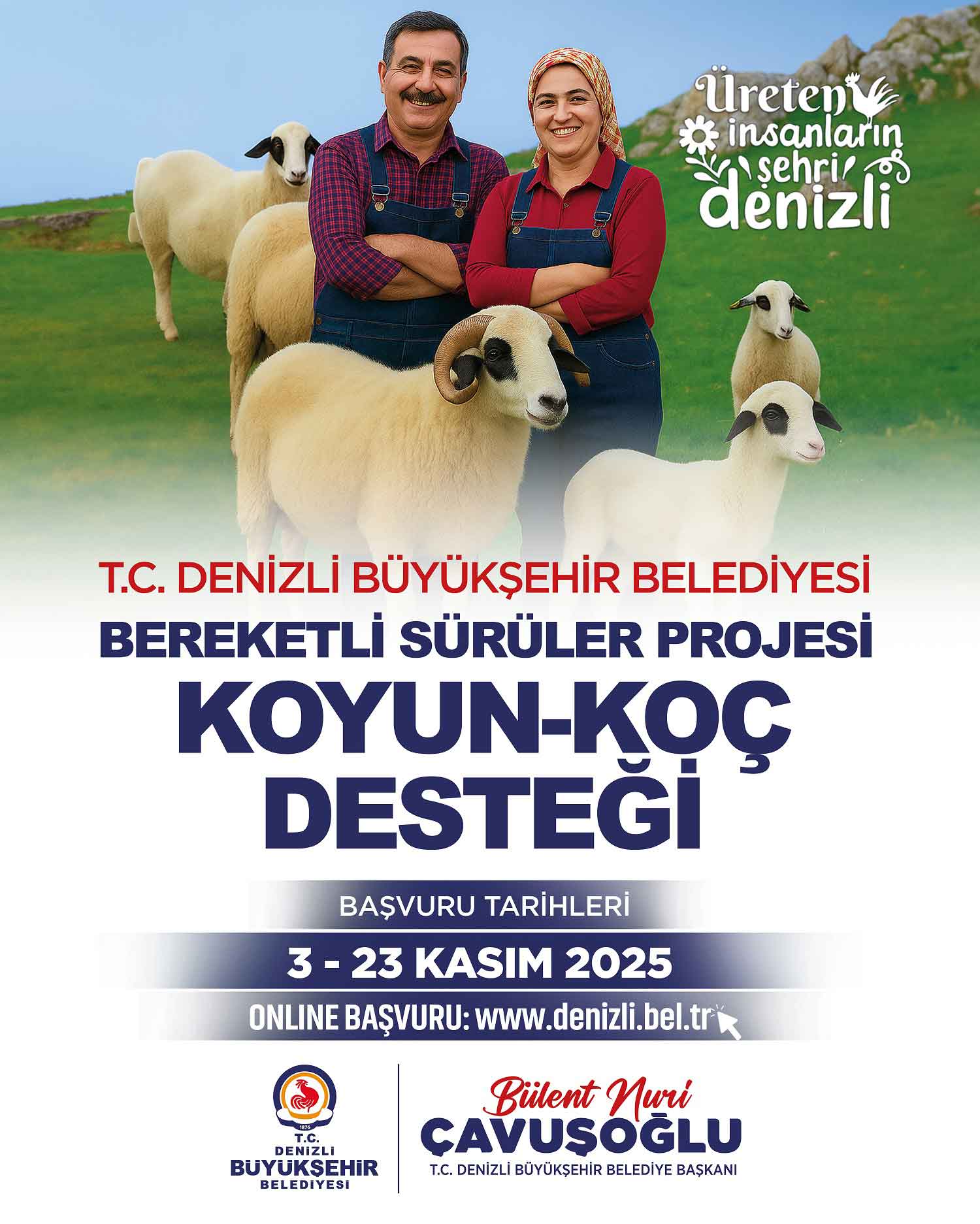 Denizli Buyuksehirden Koyun Koc Destegi 1