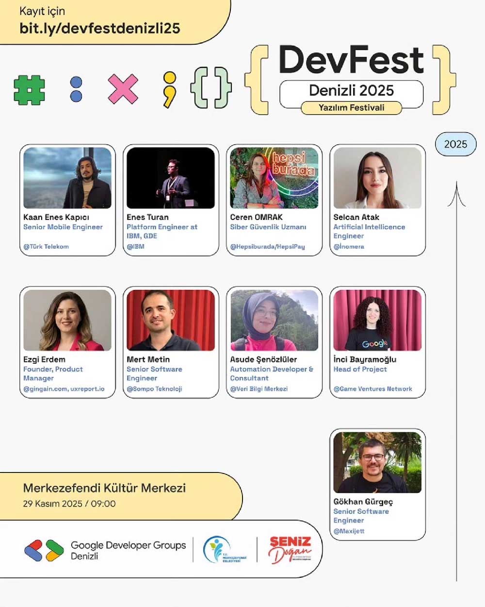 Devfest Denizli 2025 Merkezefendide Teknoloji Tutkunlarini Bulusturacak