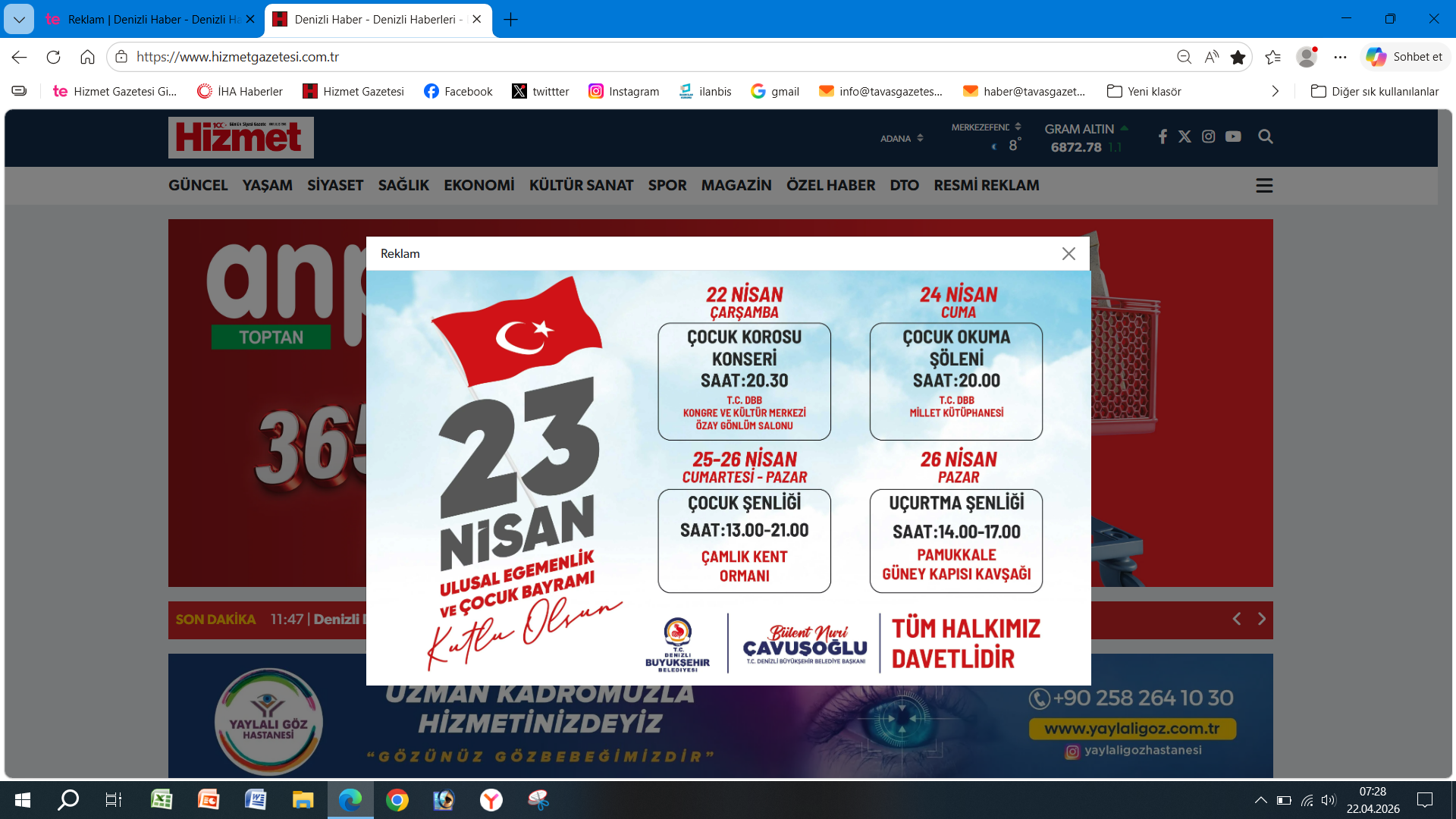 Ekran Alıntısı 23 Nisan