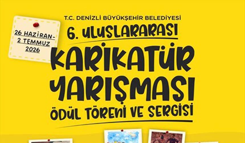 Denizli Büyükşehir’in Uluslararası Karikatür Yarışması’nda Ödül ve Sergi Heyecanı