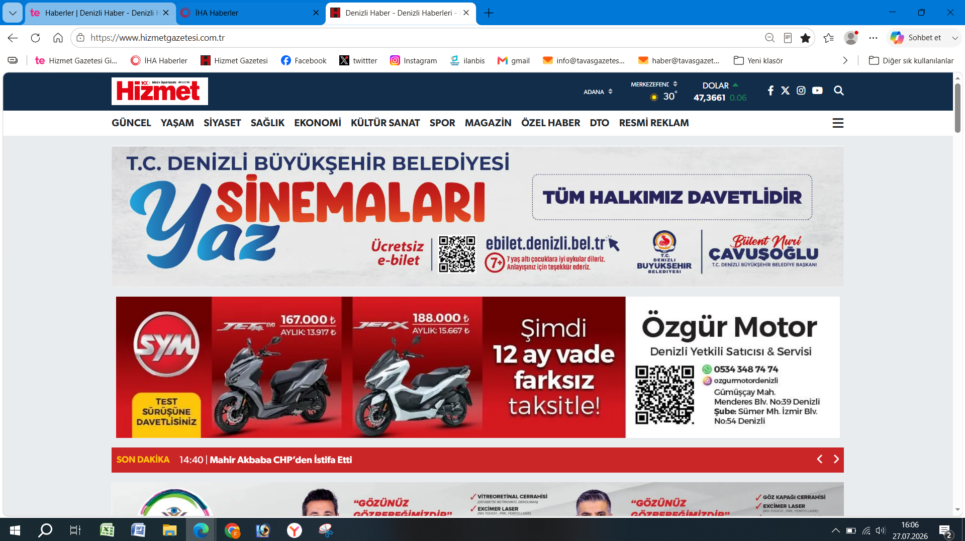 Dbb Yaz Si̇nemalari Ekran Görüntüsü