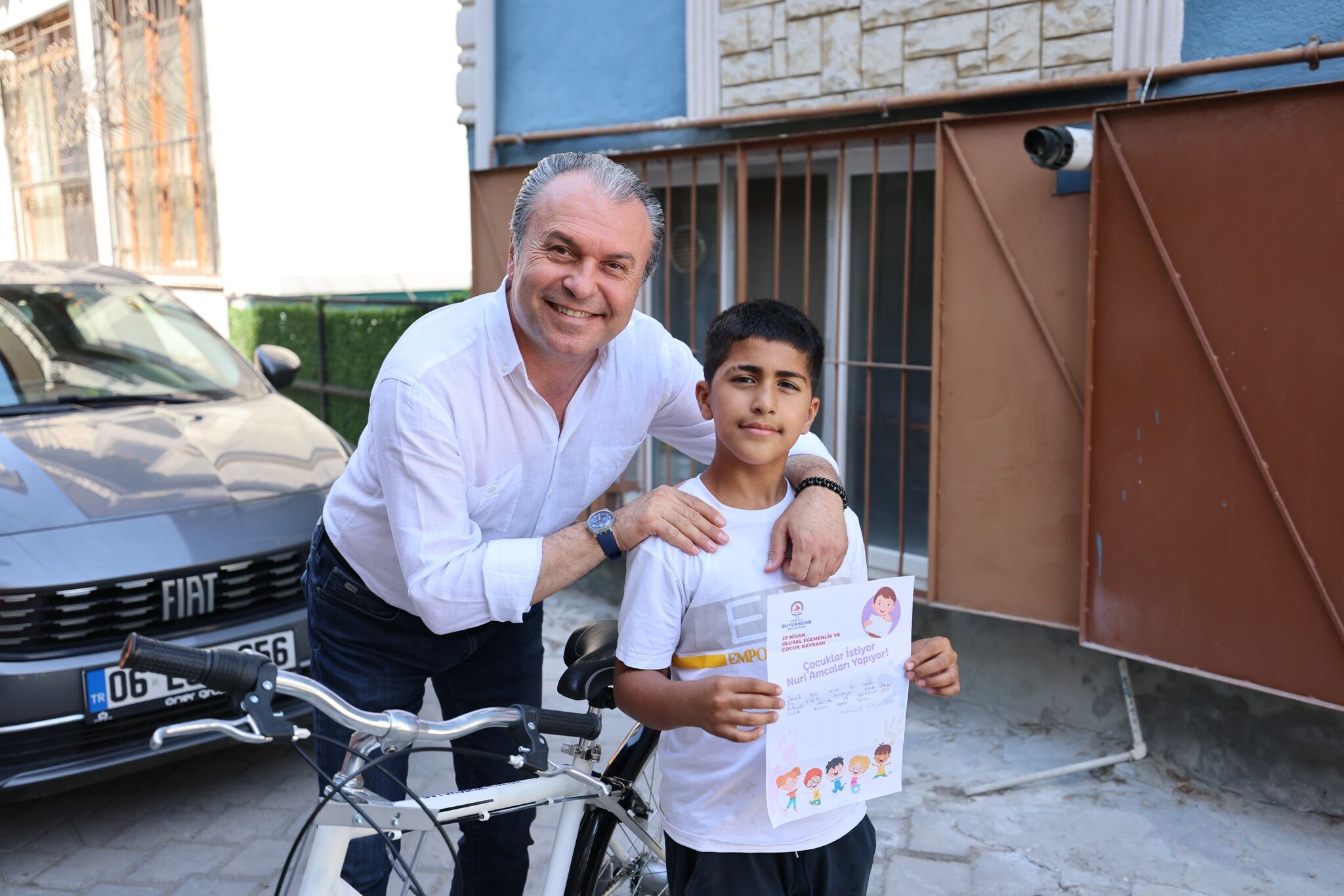 Denizli Büyükşehir’den Miniklere Bisiklet Hediyesi (7)