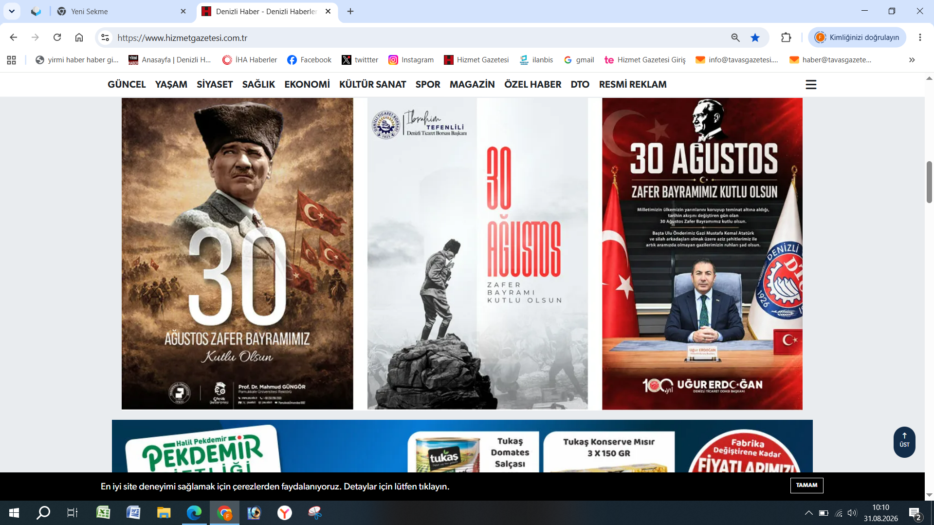 30 Ağustos Ekran Görüntüleri̇
