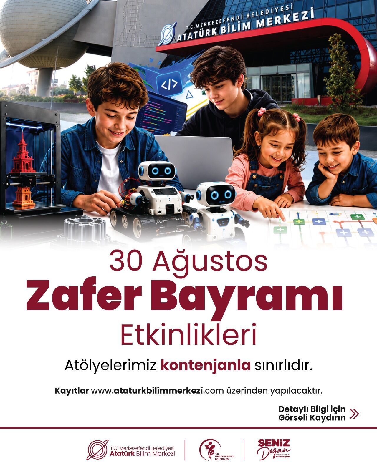 Atatürk Bi̇li̇m Merkezi̇’nde 30 Ağustos Zafer Bayrami Etki̇nli̇kleri̇ Başliyor (3)