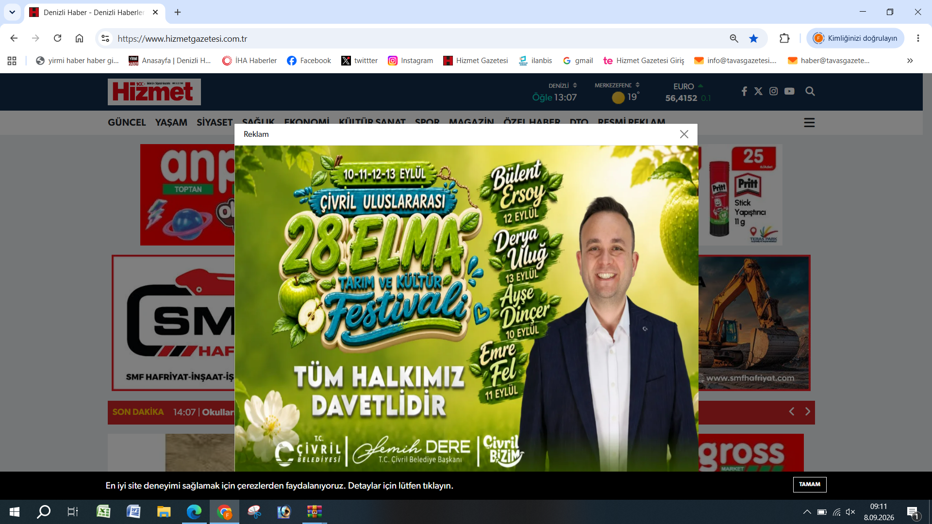 Çi̇vri̇l Beledi̇ye Festi̇val Ekran Görüntüsü