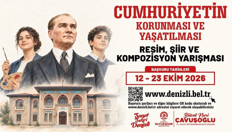 Denizli  Büyükşehir'den Cumhuriyetin 103. Yılına Özel Yarışma