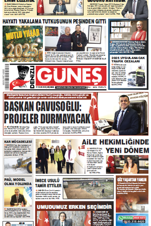 01.01.2025 Çarşamba - Güneş Gazetesi